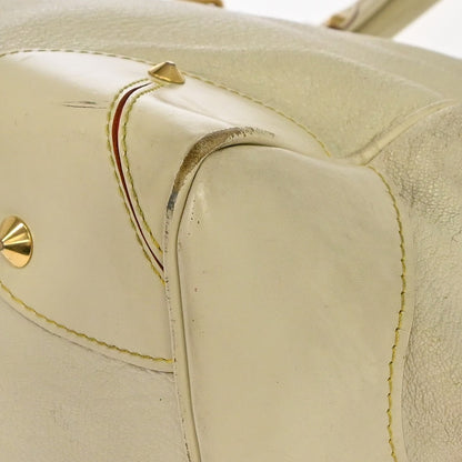 Louis Vuitton Suhali Le Majestueux Leather, White, Leather, Handbag