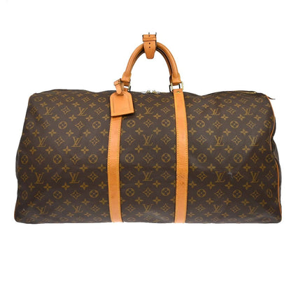 Louis Vuitton Keepall Monogram Canvas, Brown, Canvas, Travel Bag