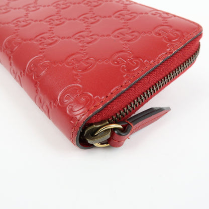 Gucci Cherries Wallet on Chain Guccissima Leather, Red, Leather, Crossbody Bag
