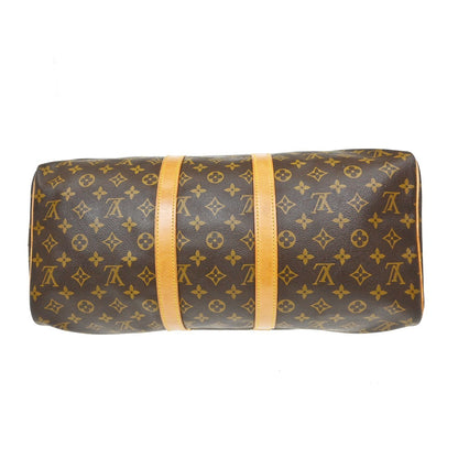 Louis Vuitton Keepall Monogram, Brown, Canvas, Travel Bag
