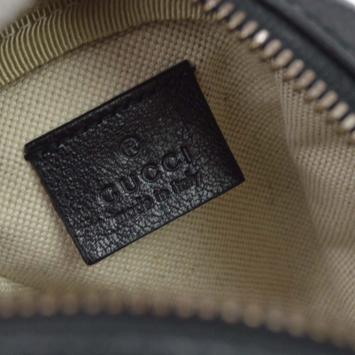 Gucci Tifosa Basketball Leather, Black, Leather, Handbag