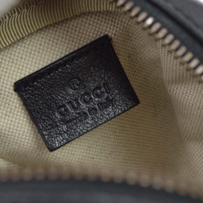 Gucci Tifosa Basketball Leather, Black, Leather, Handbag