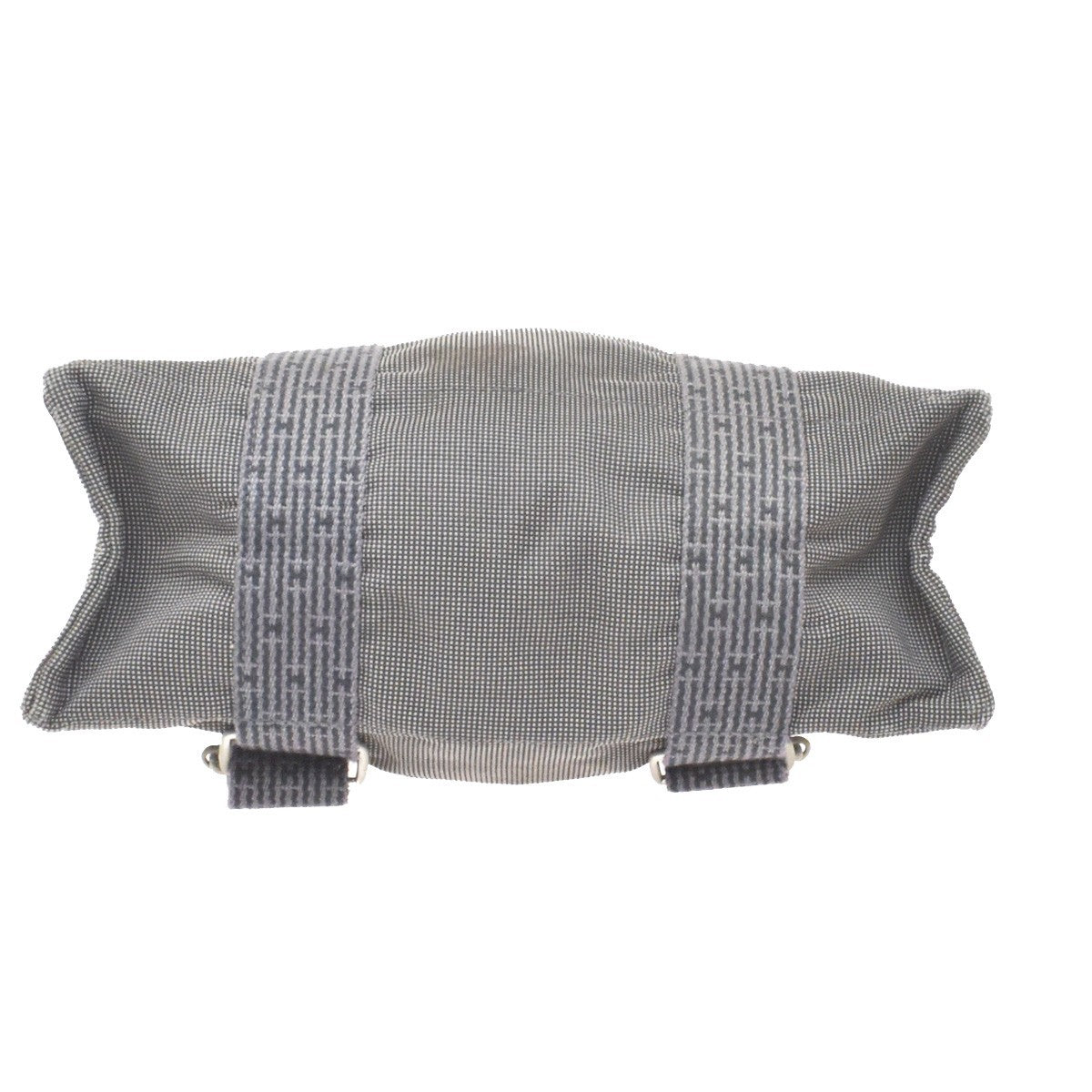 Hermes Herline Canvas, Gray, Canvas, Backpack