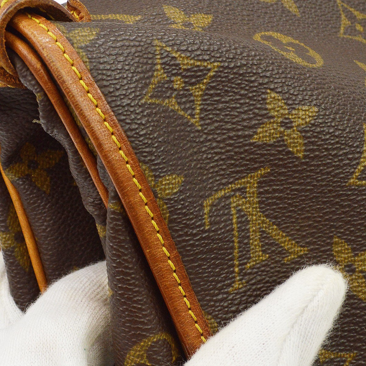Louis Vuitton Saumur Monogram Canvas, Brown, Canvas, Shoulder Bag