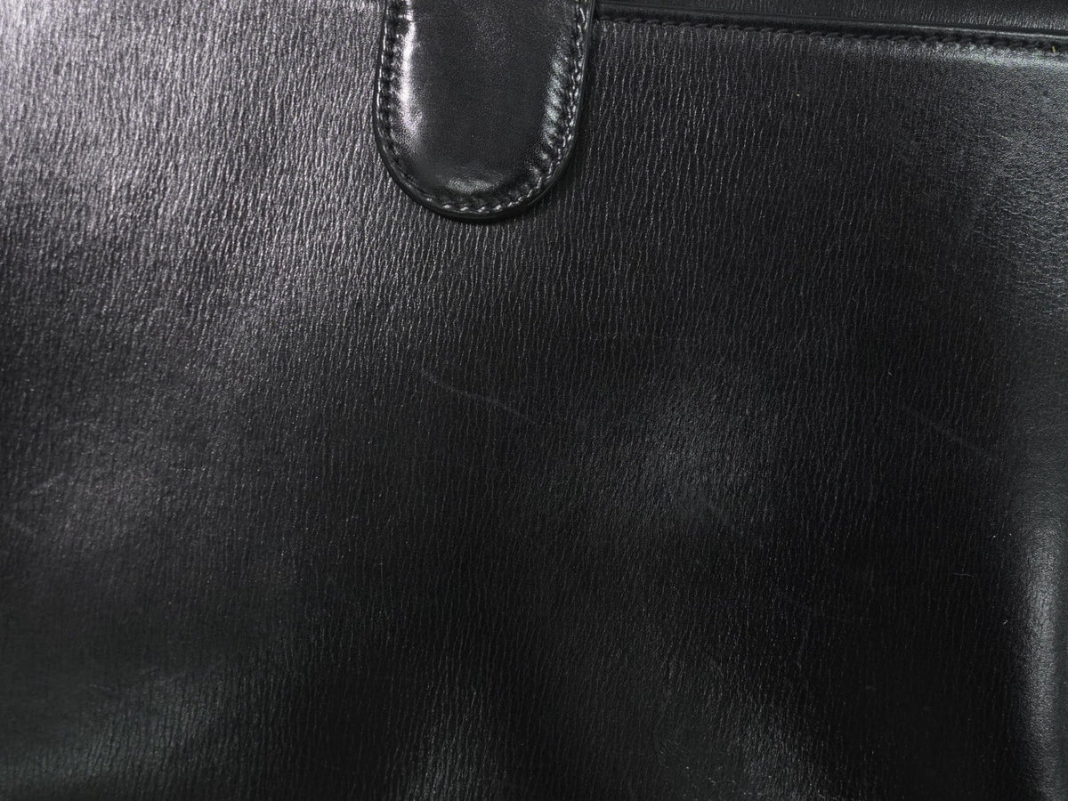 Gucci Shoulder Leather, Black, Leather, Shoulder Bag