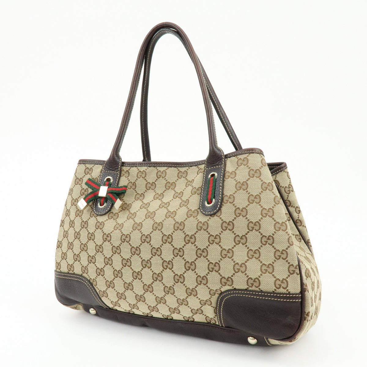 Gucci Princy GG Canvas, Beige, Canvas, Tote Bag