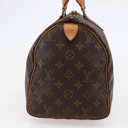 Louis Vuitton Speedy Handbag Monogram Canvas, BROWN, CANVAS, Handbag