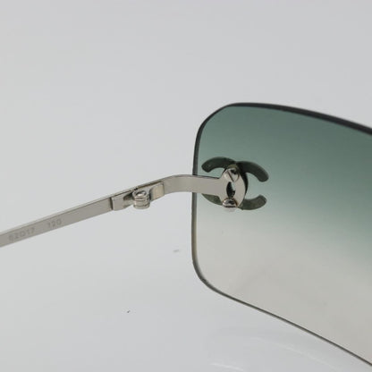 Chanel Logo CC Metal, Green, Metal, Sunglasses