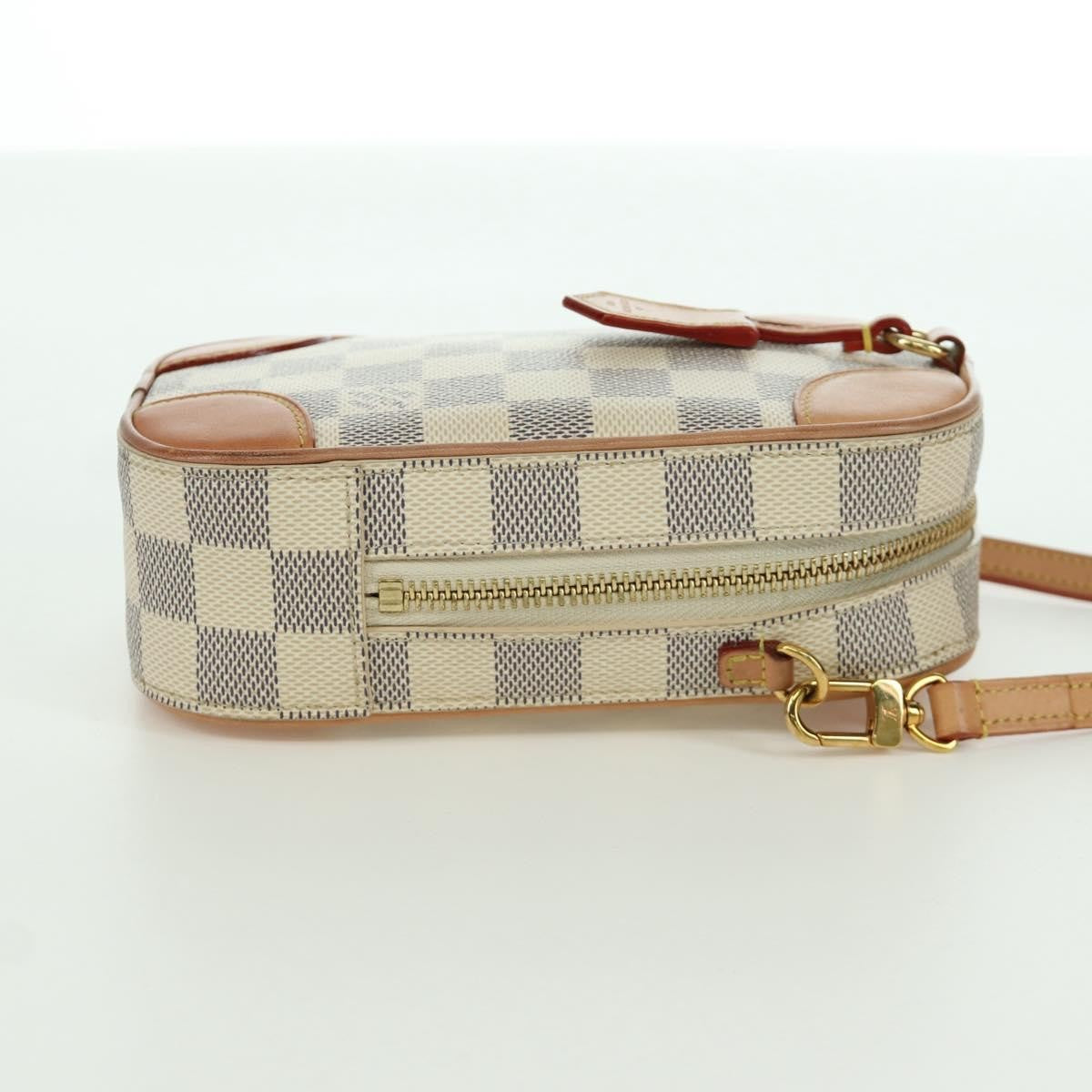 Louis Vuitton NeoKapi Handag Damier Ebene, Beige, Canvas, Clutch