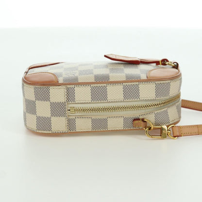 Louis Vuitton NeoKapi Handag Damier Ebene, Beige, Canvas, Clutch