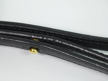 Celine Trio Leather, Black, Leather, Crossbody Bag