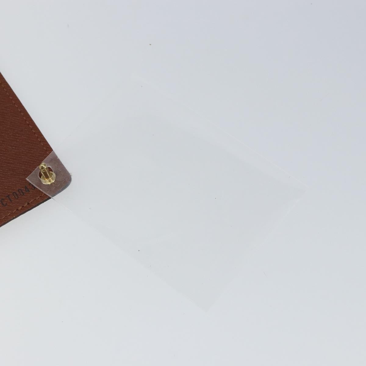 Louis Vuitton Porte Cartes Pression Card Case Monogram Canvas, Brown, Canvas, Card Holder
