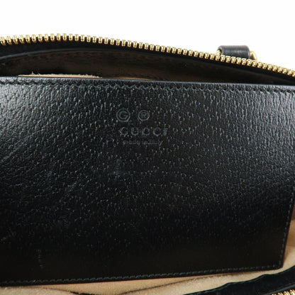 Gucci Ophidia Top Handle Leather, Black, Leather, Tote Bag