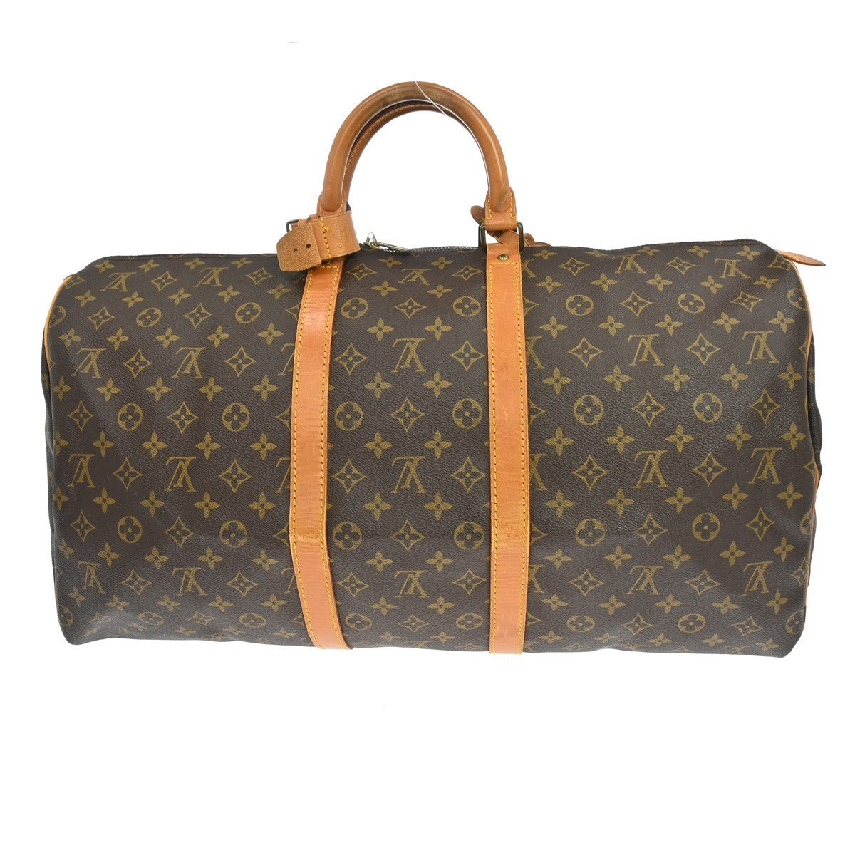 Louis Vuitton Keepall Monogram Canvas, Brown, Canvas, Travel Bag