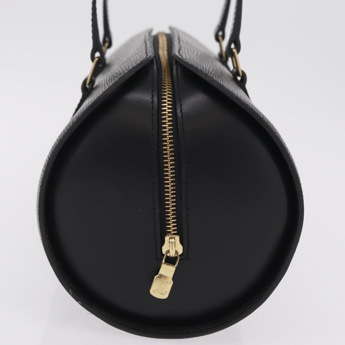 Louis Vuitton Soufflot Epi Leather, Black, Leather, Tote Bag