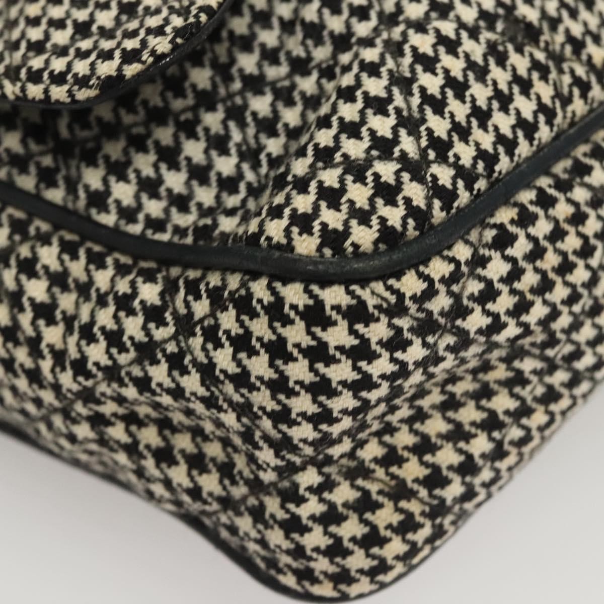 Chanel Vintage Front Pocket Camera Canvas, White, Canvas, Shoulder Bag