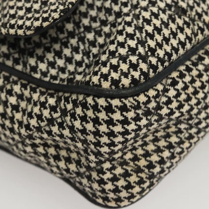 Chanel Vintage Front Pocket Camera Canvas, White, Canvas, Shoulder Bag