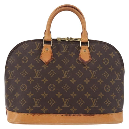 Louis Vuitton Vintage Alma Monogram Canvas, Brown, Canvas, Handbag
