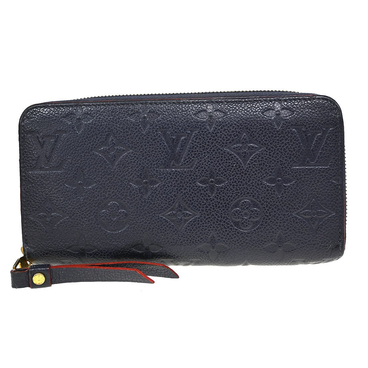 Louis Vuitton Portefeuille zippy Monogramme Empreinte Monogramme Empreinte, Navy, Leather, Wallet