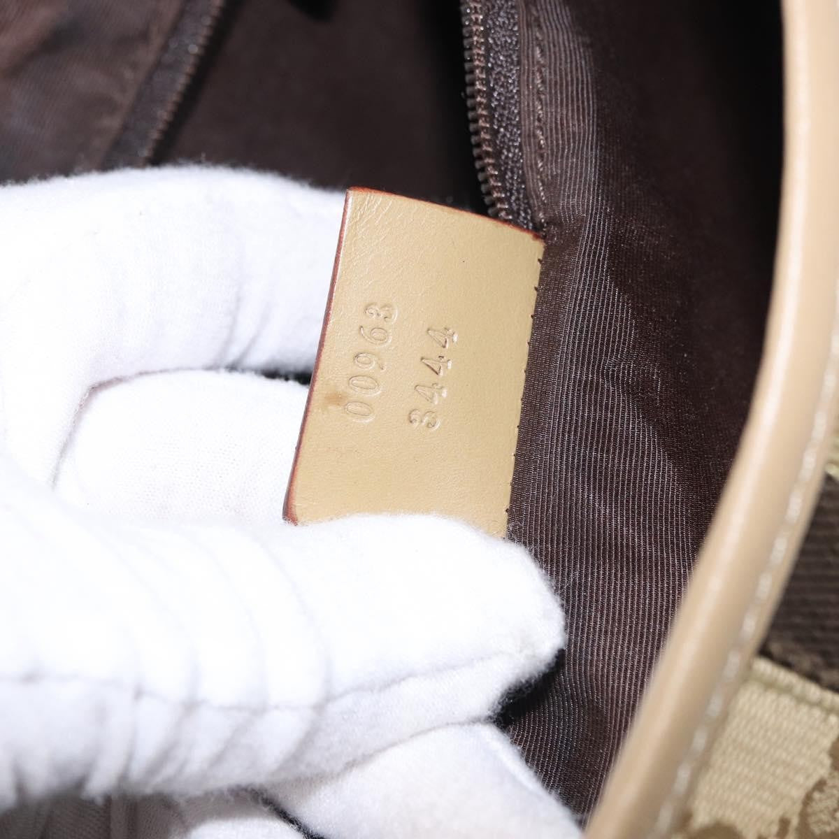 Gucci Jackie Canvas, Beige, Canvas, Handbag