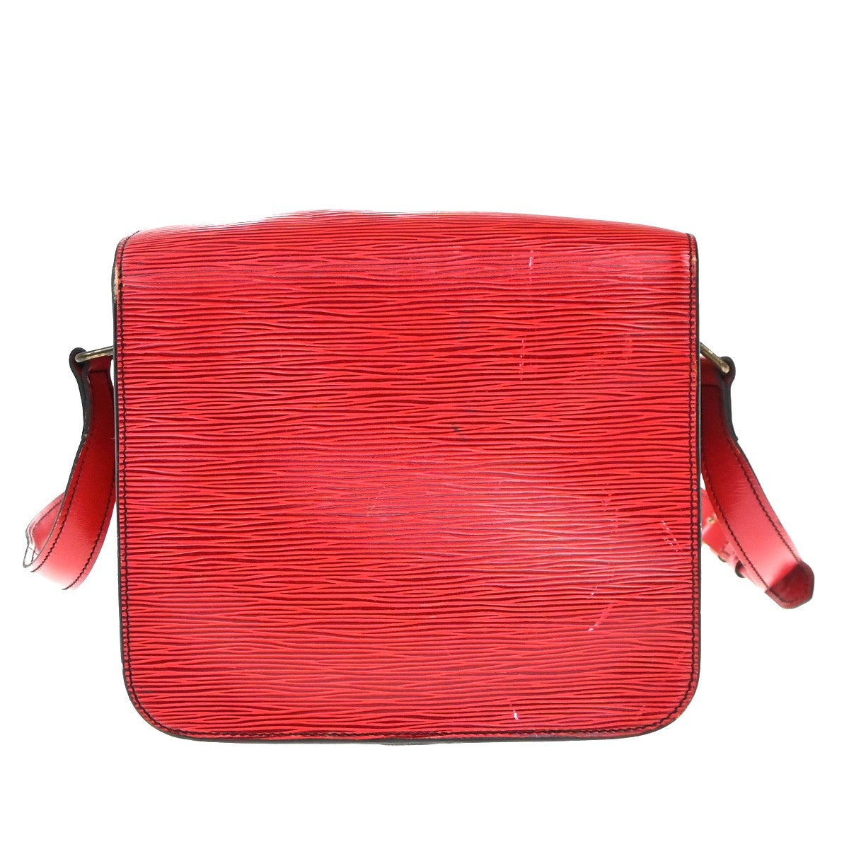 Louis Vuitton Cartouchiere Epi Leather, Red, Leather, Shoulder Bag