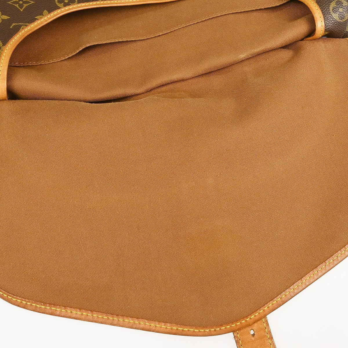 Louis Vuitton Saumur Monogram Canvas, Brown, Canvas, Shoulder Bag