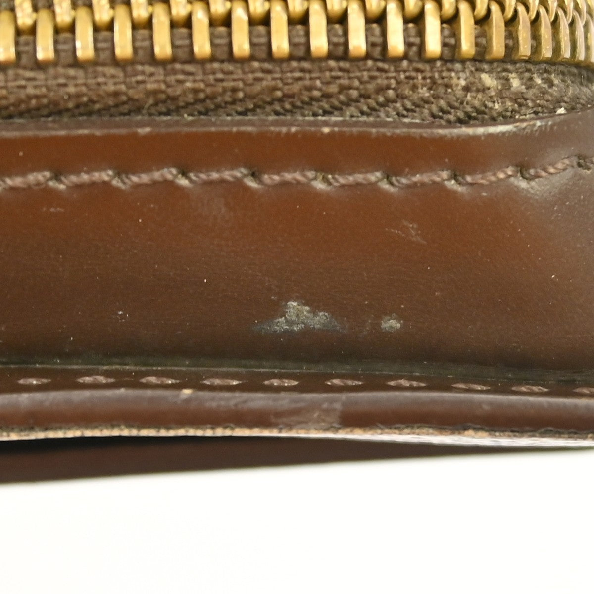 Louis Vuitton Pochette Saint Louis Damier Ebene, Brown, Canvas, Clutch