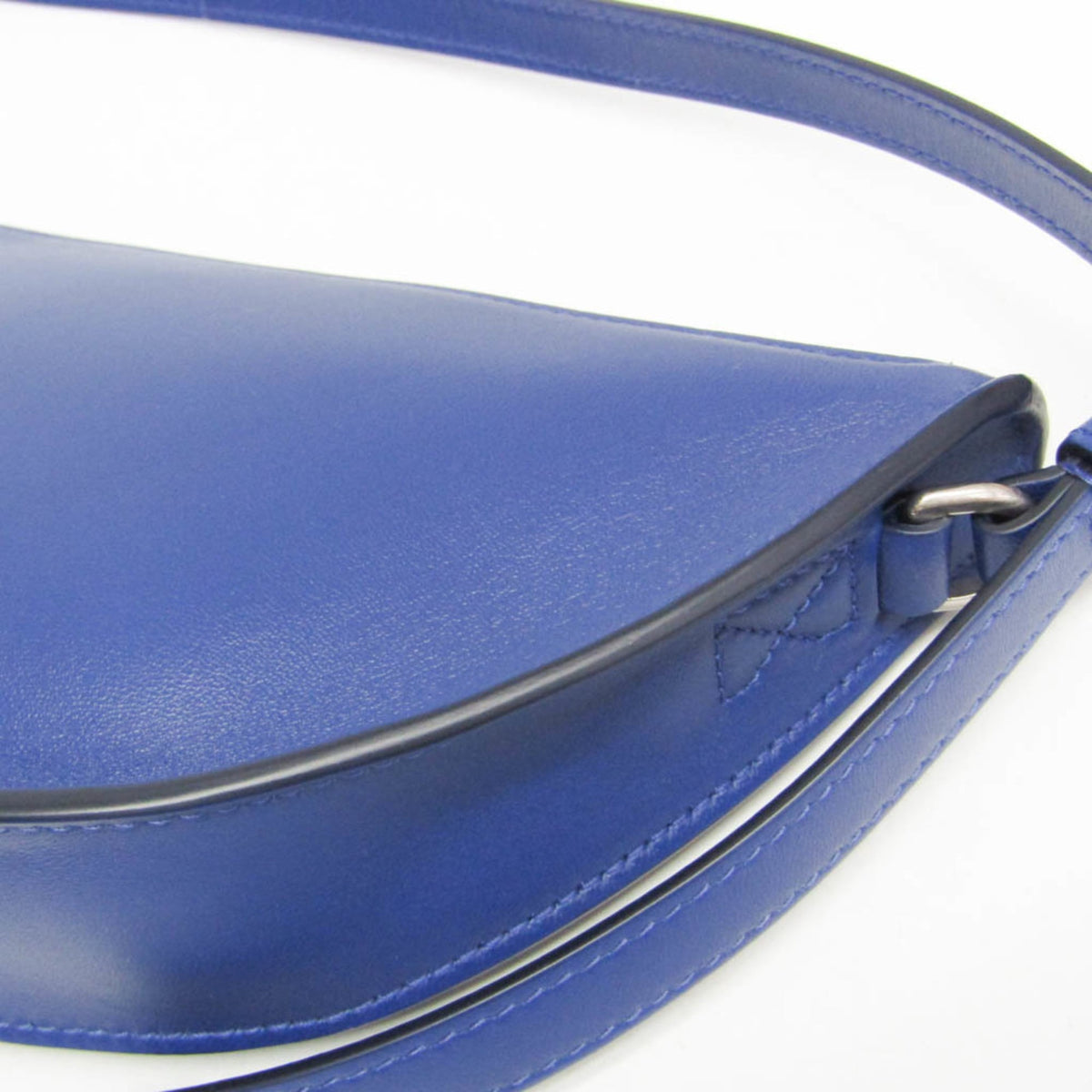 Burberry Shield Sling Leather, Blue, Leather, Shoulder Bag