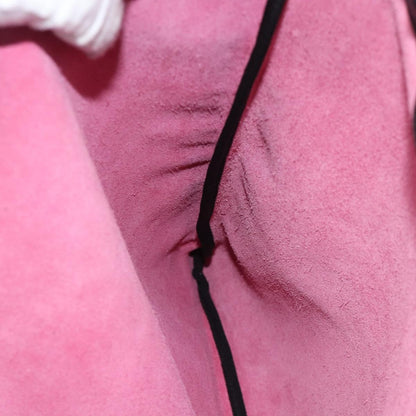 Gucci Logo Drawstring Printed Leather, Pink, Leather, Backpack