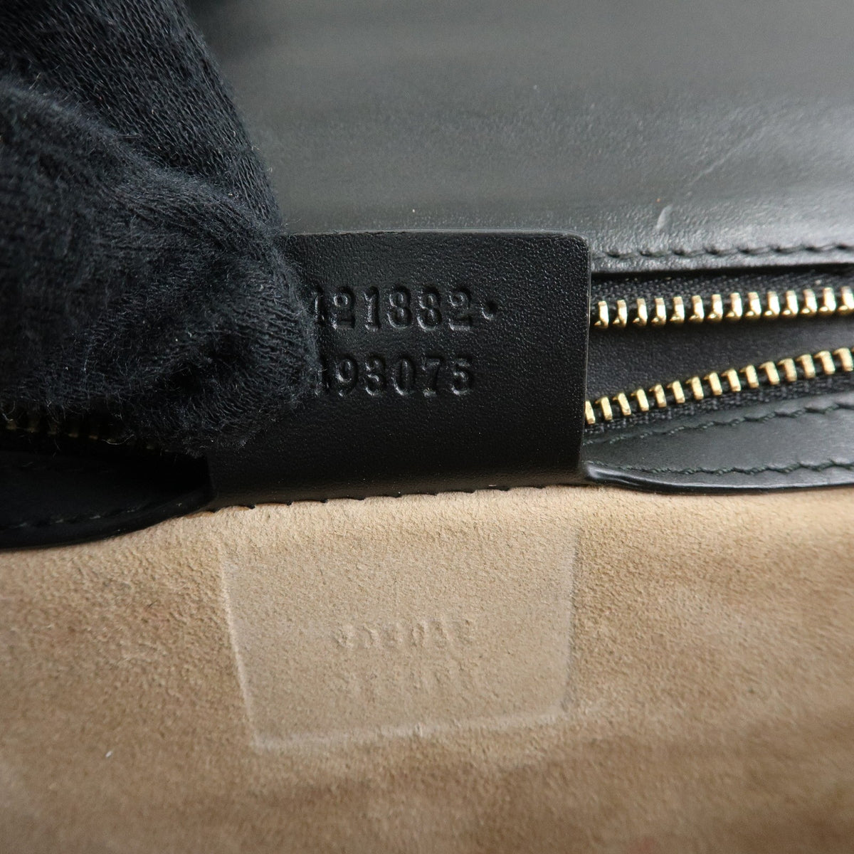 Gucci Sylvie Leather, Black, Leather, Shoulder Bag