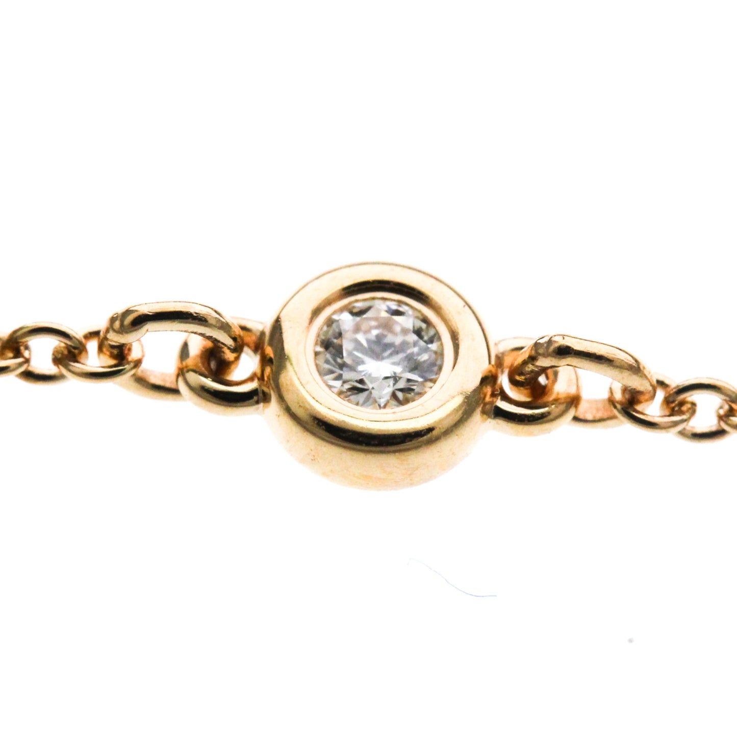 Tiffany & Co. Peretti Diamonds By The Yard 18K Rose Gold with Diamond, Gold, Pink Gold, Bracelet