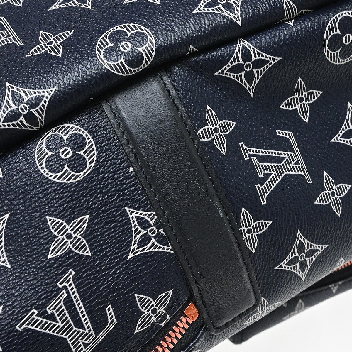 Louis Vuitton Apollo Limited Edition Upside Down Monogram Ink, Blue, Canvas, Backpack
