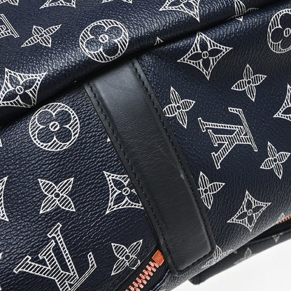 Louis Vuitton Apollo Limited Edition Upside Down Monogram Ink, Blue, Canvas, Backpack