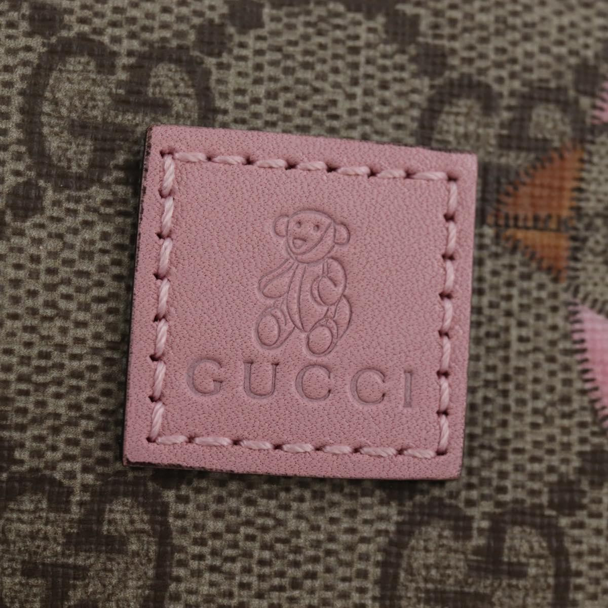 Gucci Children's Zip Printed GG Coated Canvas, Beige, Canvas, Backpack