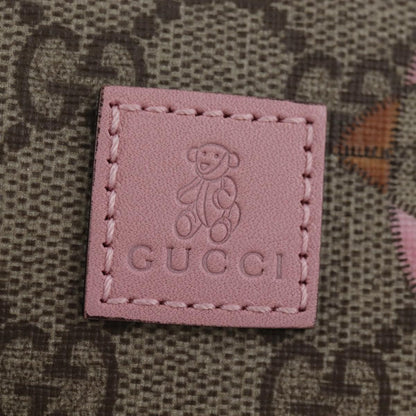 Gucci Children's Zip Printed GG Coated Canvas, Beige, Canvas, Backpack