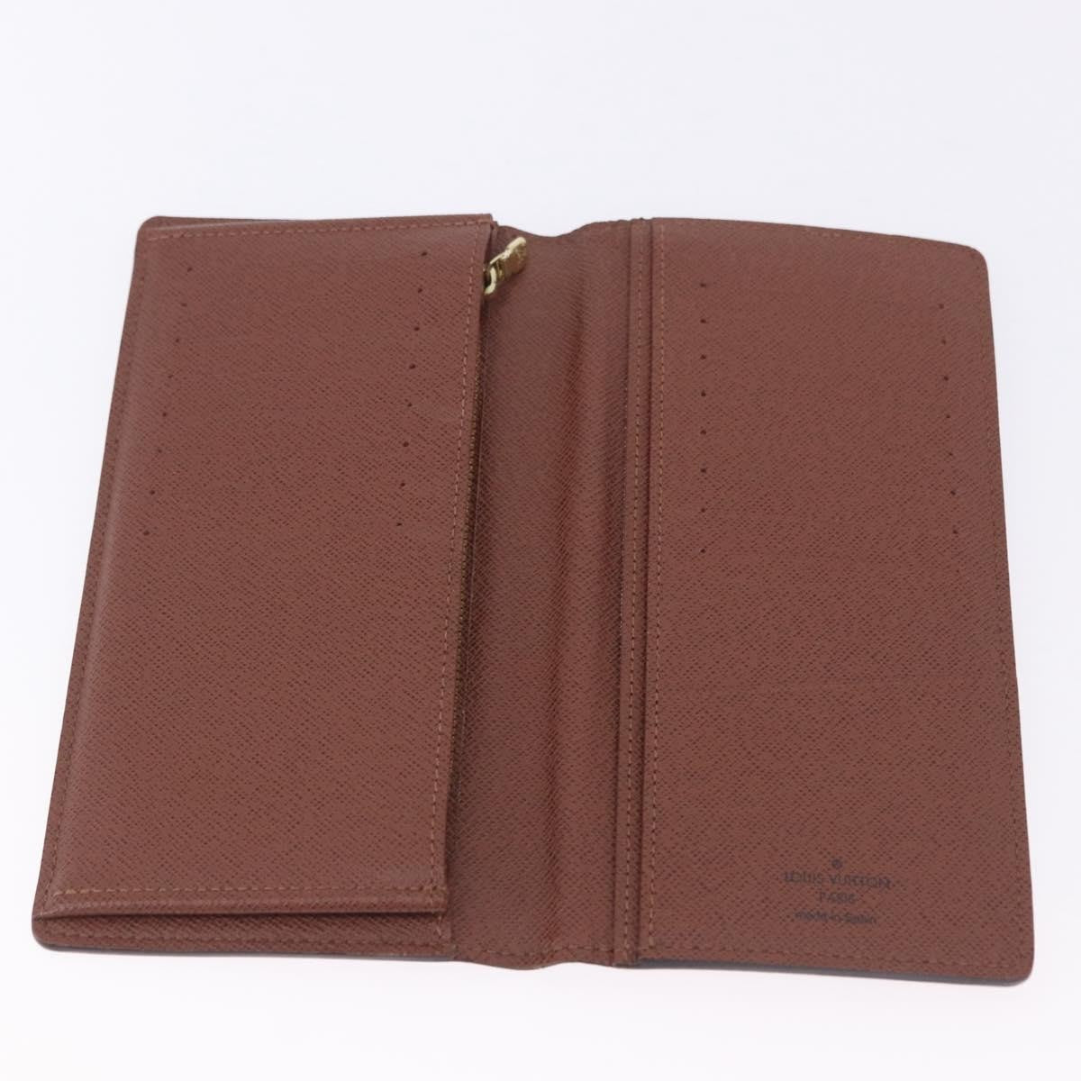Louis Vuitton Brazza Monogram Canvas, Brown, Canvas, Wallet