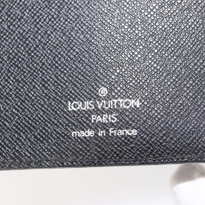 Louis Vuitton Agenda Cover Epi Leather, Black, Leather, Wallet