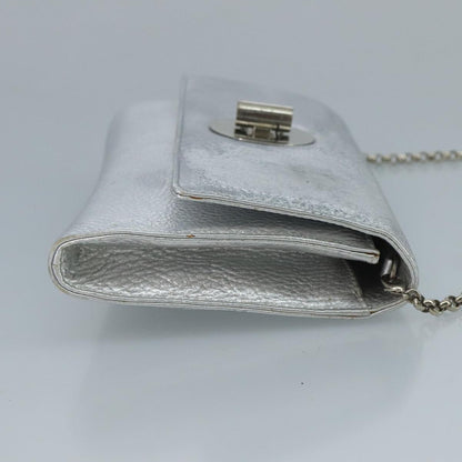 Tiffany & Co. Vintage Leather, Silver, Leather, Shoulder Bag