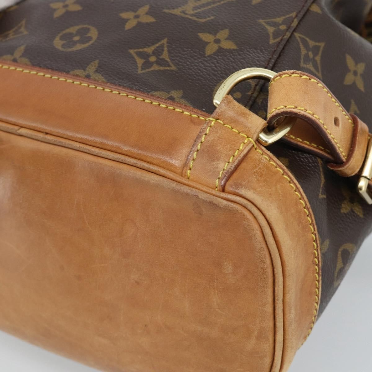 Louis Vuitton Vintage Montsouris Monogram Canvas, Brown, Canvas, Backpack