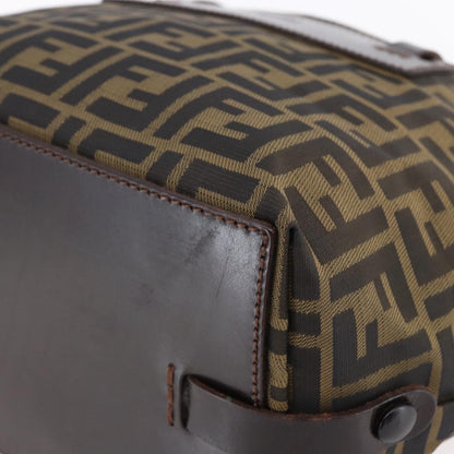 Fendi Vintage Zucca Handbag Zucca, BLACK, CANVAS, Handbag