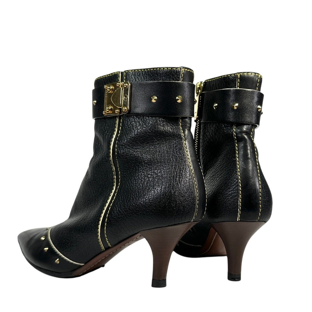 LOUIS VUITTON Suhali Stud Ankle Boots