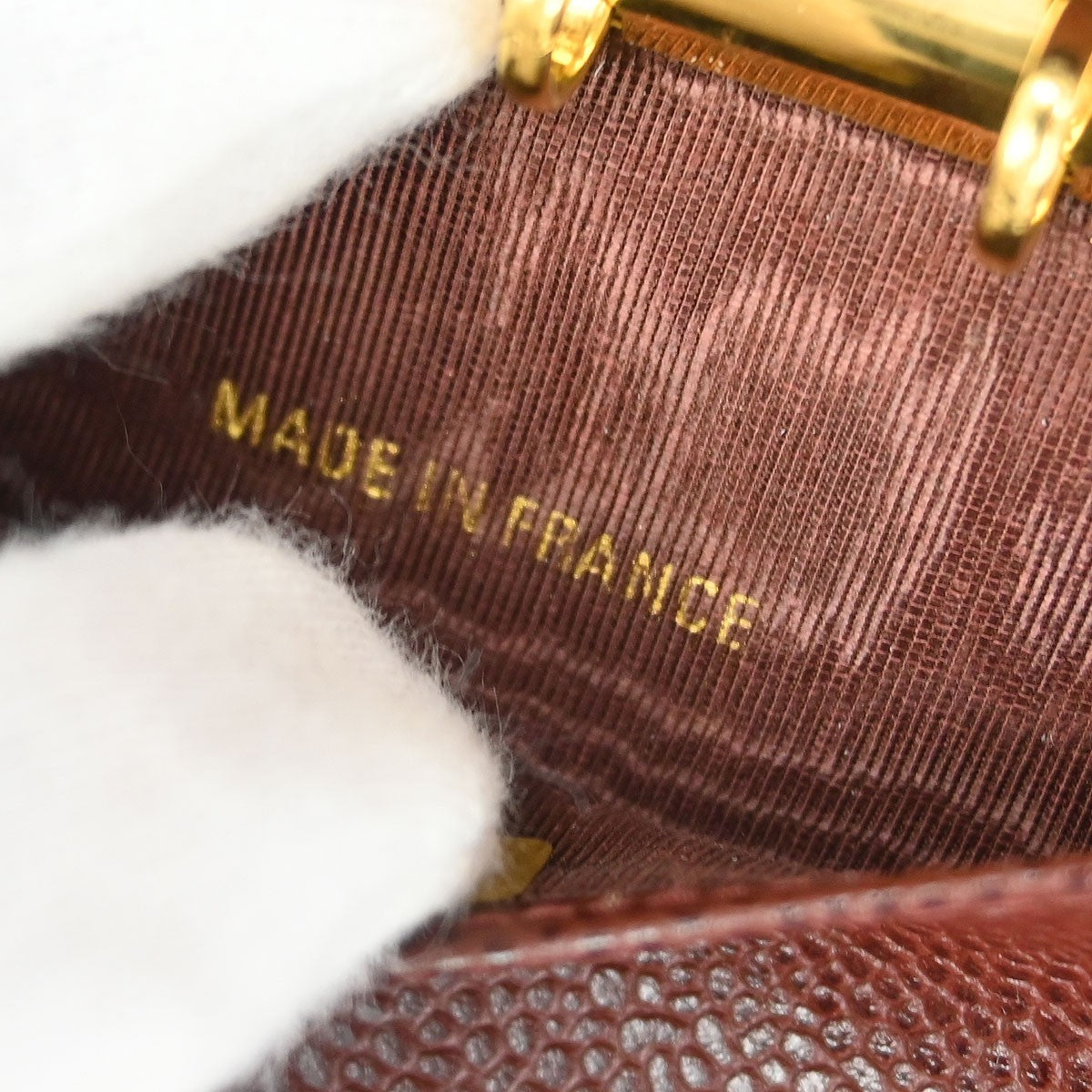 Chanel CC Bifold Quilted Caviar, Brown, Leather, Wallet