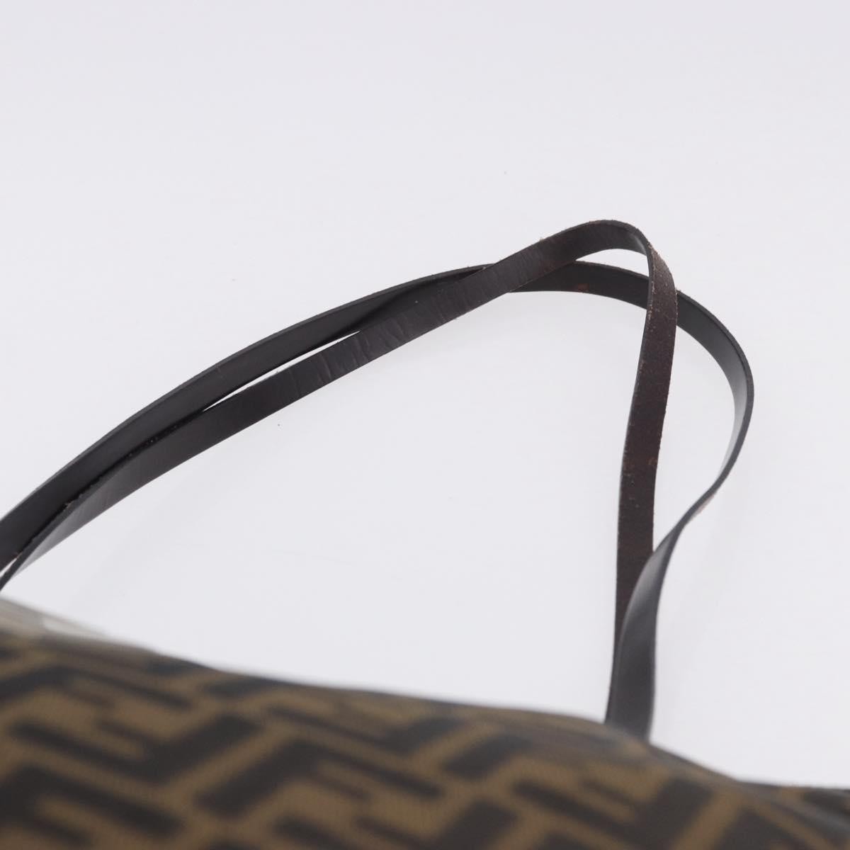 Fendi Zucca Canvas, Brown, Canvas, Tote Bag