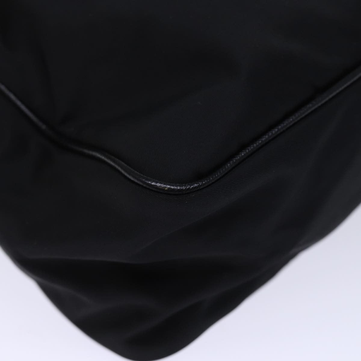Prada Buckle Messenger Tessuto, Black, Nylon, Shoulder Bag
