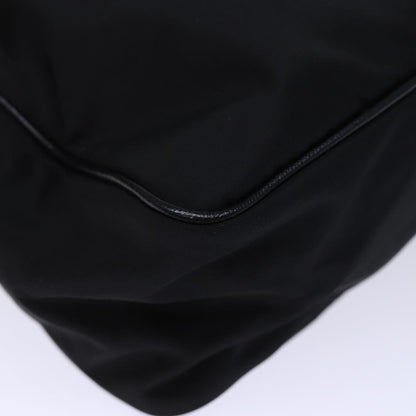 Prada Buckle Messenger Tessuto, Black, Nylon, Shoulder Bag