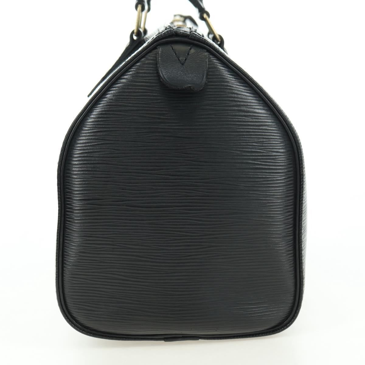Louis Vuitton Speedy Epi Leather, Black, Leather, Handbag
