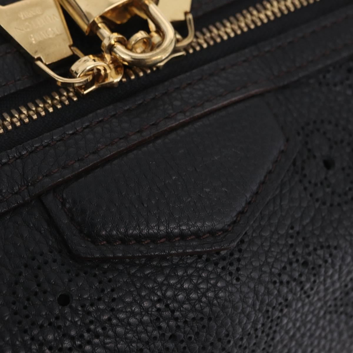 Louis Vuitton Galatea Mahina Leather, Black, Leather, Handbag