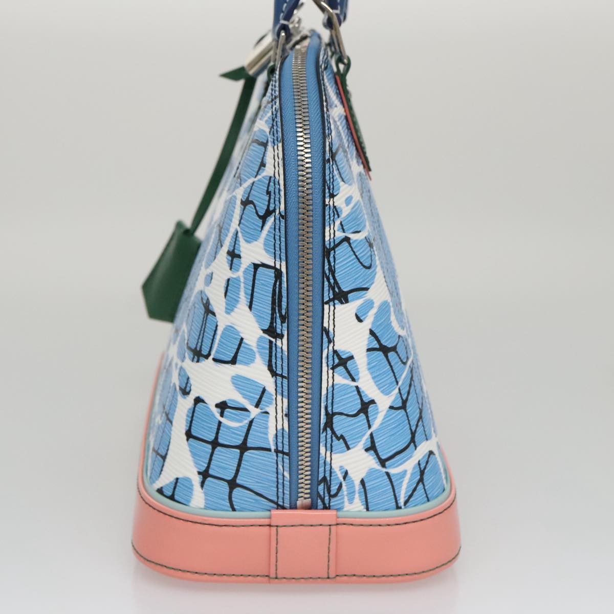 Louis Vuitton Alma Limited Edition Print Epi Leather, Blue, Leather, Handbag