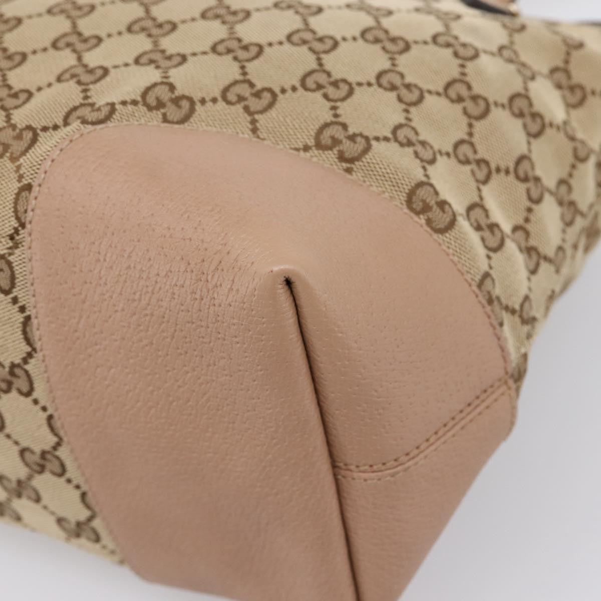 Gucci Bree Convertible Top Handle GG Canvas with Leather, Beige, Canvas, Handbag