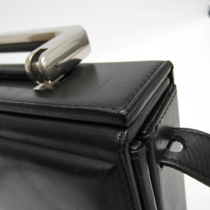 Bottega Veneta Trunk Top Handle Messenger Padded Leather, Black, Leather, Handbag